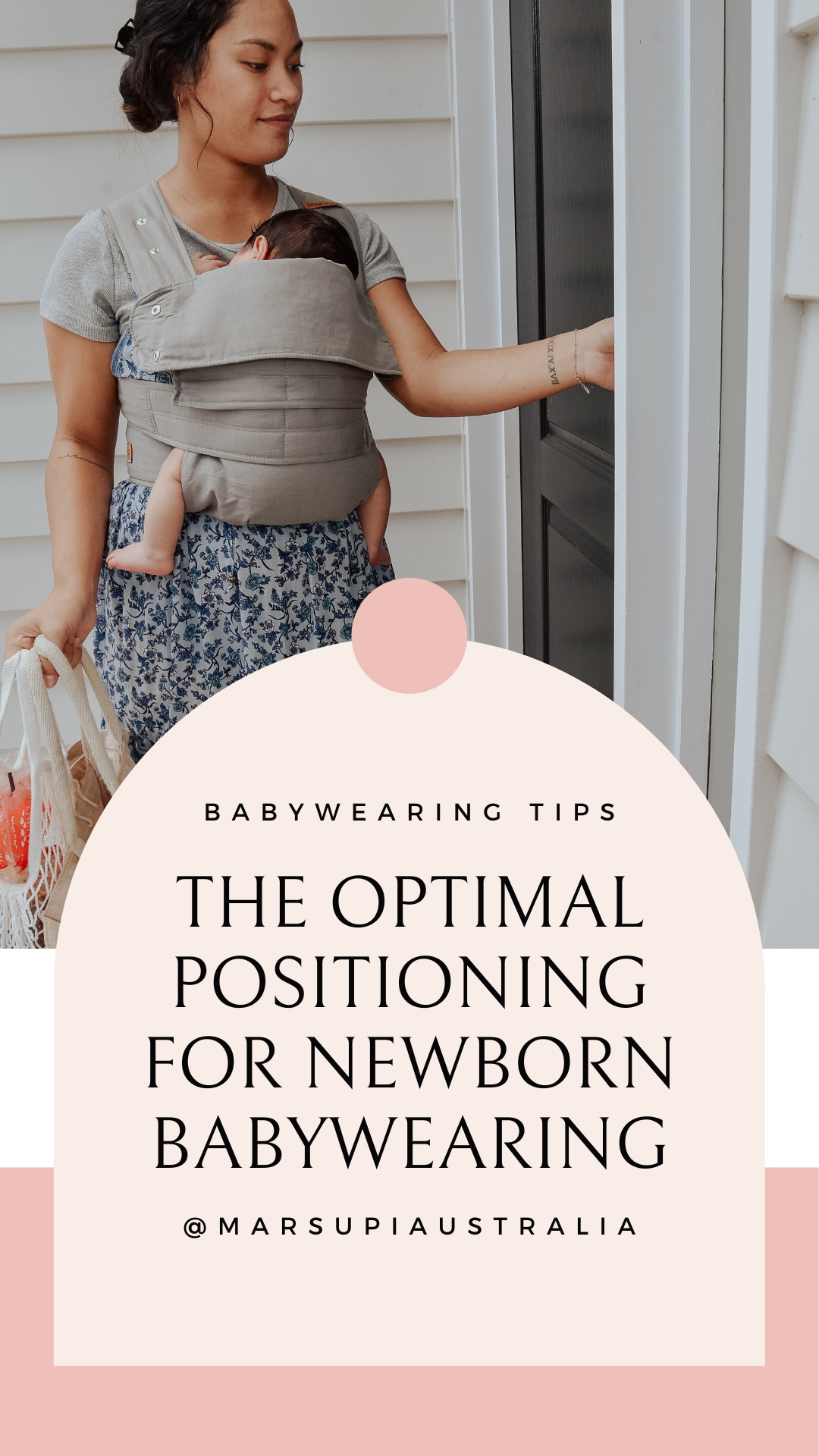 The Optimal Positioning for Newborn Babywearing Marsupi Australia