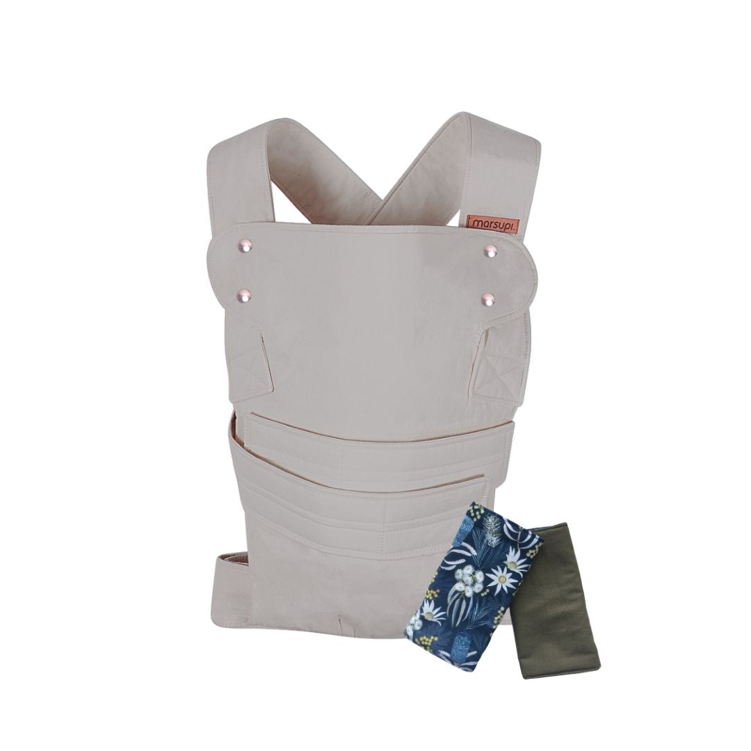 Marsupi Breeze Light Grey + Strap Covers
