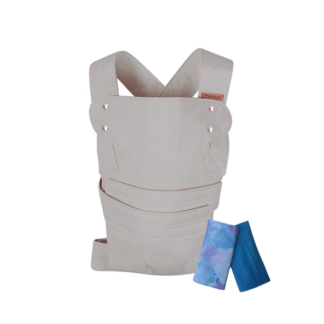 Marsupi Breeze Light Grey + Strap Covers