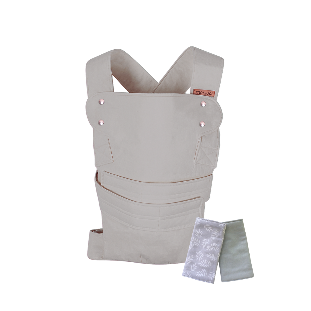 Marsupi Breeze Light Grey + Strap Covers
