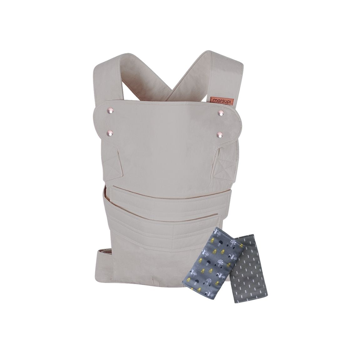 Marsupi Breeze Light Grey + Strap Covers