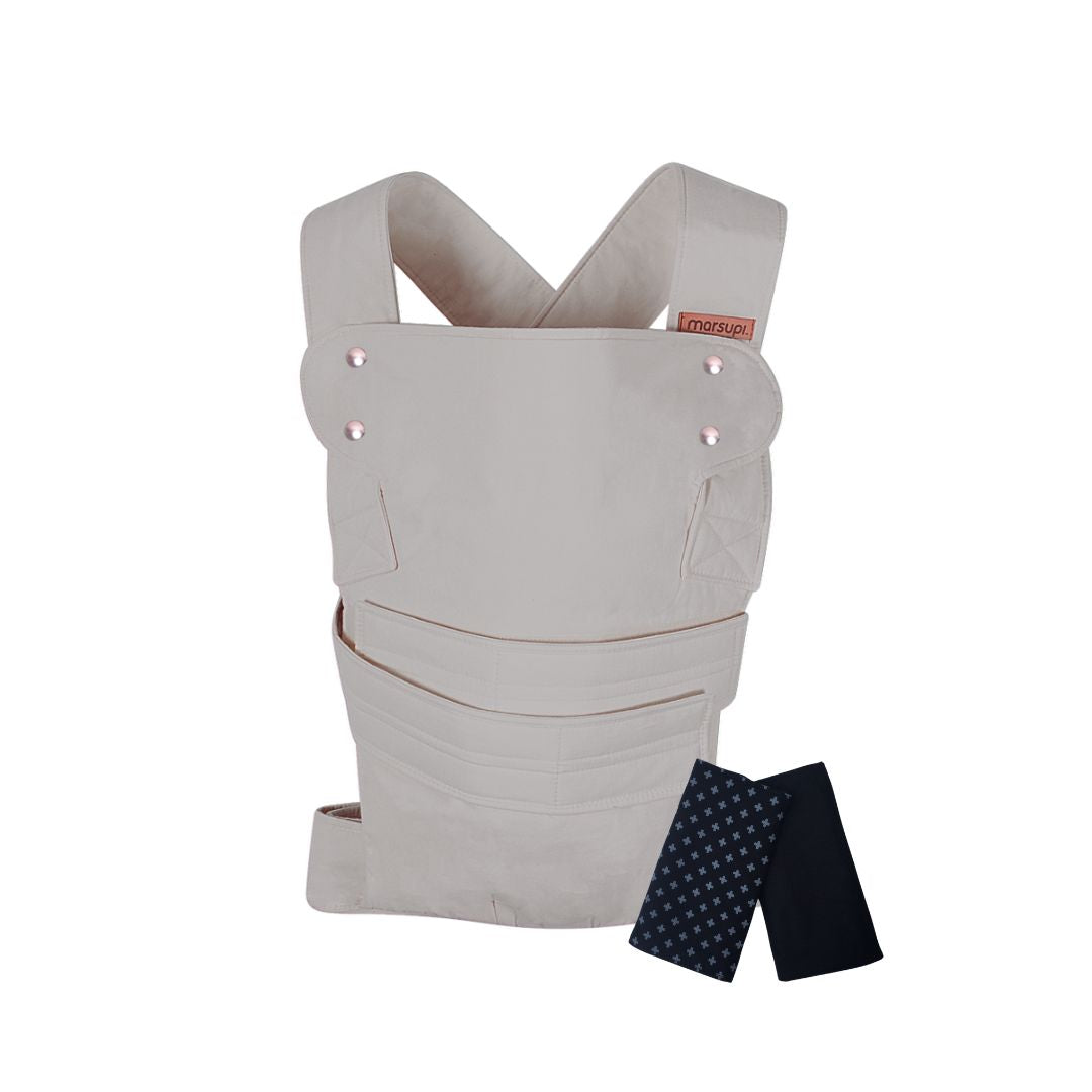 Marsupi Breeze Light Grey + Strap Covers