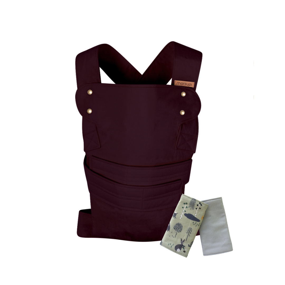 Marsupi Classic Berry + Strap Covers