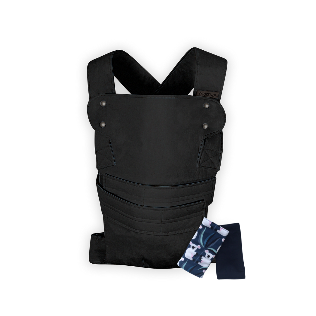 Marsupi Classic Black + Strap Covers
