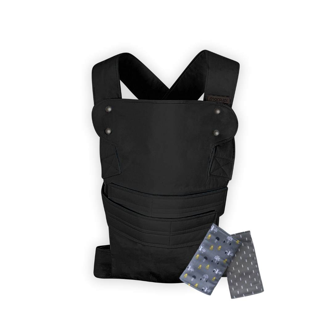 Marsupi Classic Black + Strap Covers