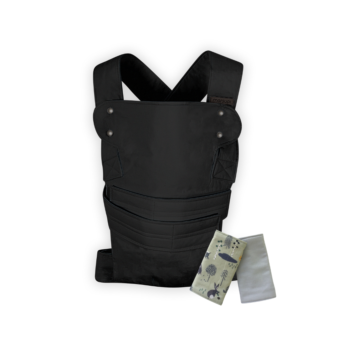 Marsupi Classic Black + Strap Covers