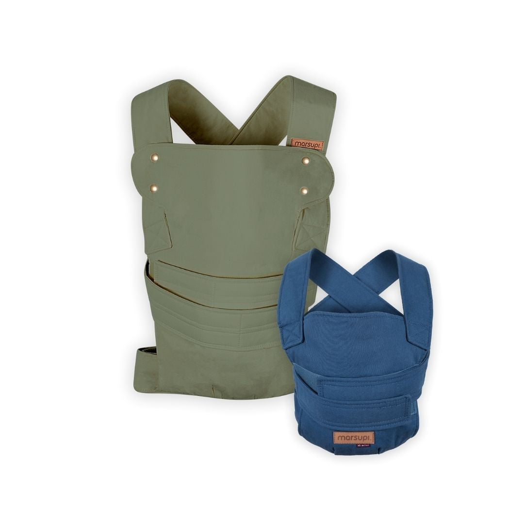 Marsupi Classic Olive + Mini Marsupi