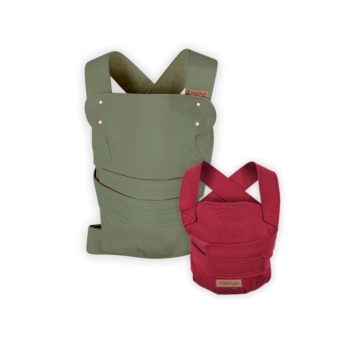 Marsupi Classic Olive + Mini Marsupi