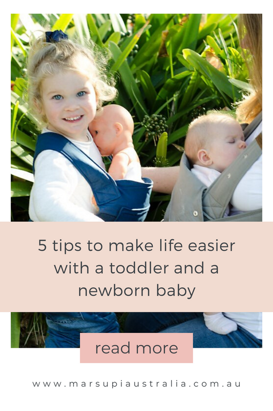 5 tips to make life easier with a toddler and a newborn baby