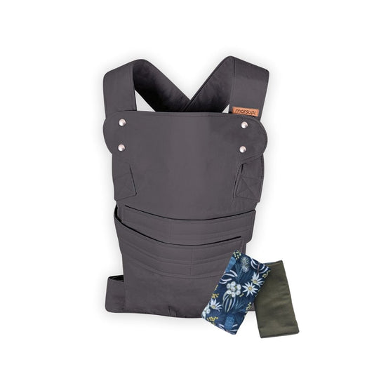 Marsupi Classic Charcoal + Strap Covers